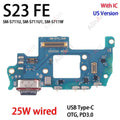 USB Mic Board Dock Charger Connector Charging Port Flex Cable For Samsung Galaxy S25 S24 S23 S21 S20 FE G781W G990W S721W S711W
