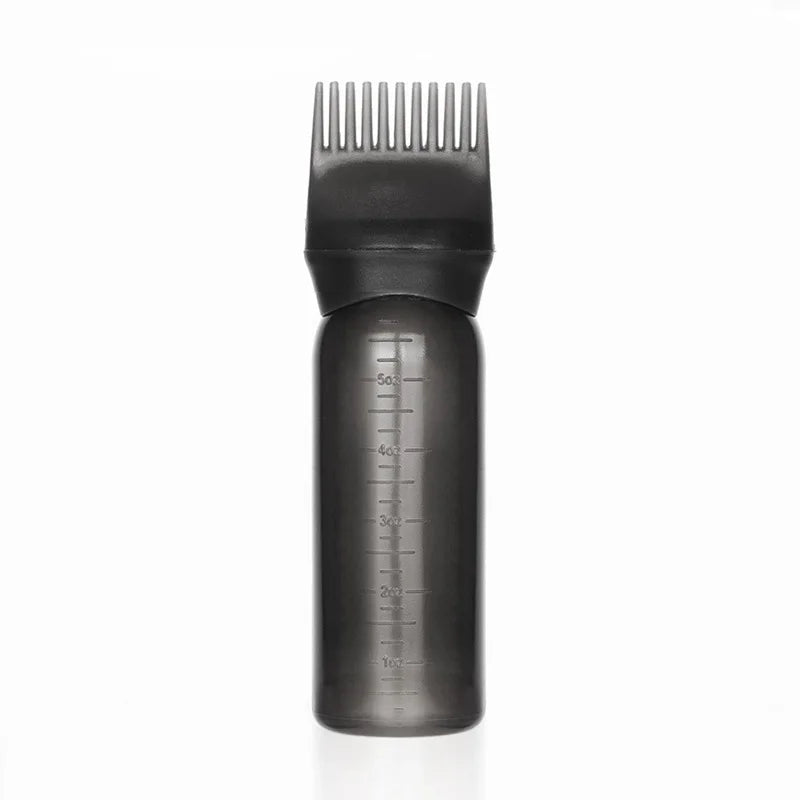 WANMEI 1/2pcs Refillable Continuous Spray Bottles with Root Comb Applicator - Fine Mist Sprayer for Hairstyling Hair Dye Bottle