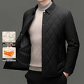 High End Mulberry Silk Lapel Collar Light New Brand Fashion Autumn Parka Jacket Men Business Winter Casual Windbreaker Coats