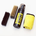 White Shoe Cleaner Foam Dry Cleaning Kit 150ML Waterless Foam Sneaker Cleaner Shoe Brush and Cleaning Cloth Set