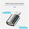 USB 3.0 OTG Adapter for IPhone 14 13 12 11 Pro XS Max XR X 8 Plus 7 6s IPad Lightning Male To USB 3.0 Adapter for IOS 13 Above