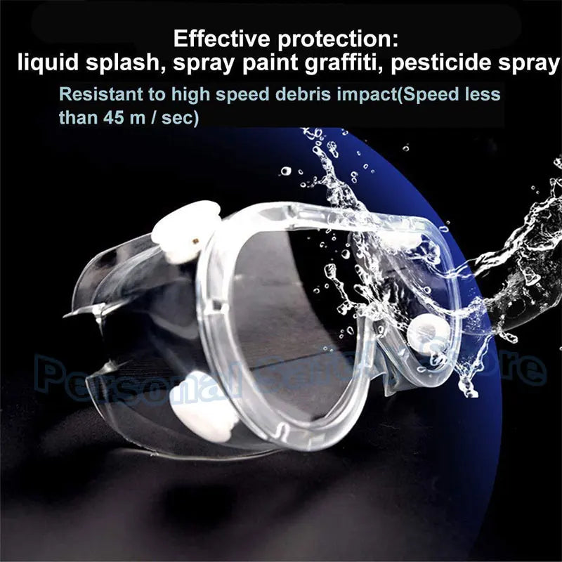 Safety Goggles Anti-Fog Fits Over Glasses Scratch | SAMAG