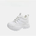 Women's Walking Sneakers, Lightweight Non-Slip High-Top Platform Chunky Sneakers, Elevator Shoes for Daily Wear & Fitness