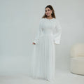 Luxury Dubai Abaya Kaftan for Women 2 Layer Modest | SAMAG