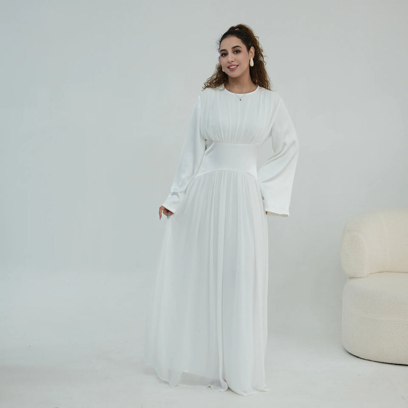 Luxury Dubai Abaya Kaftan for Women 2 Layer Modest | SAMAG