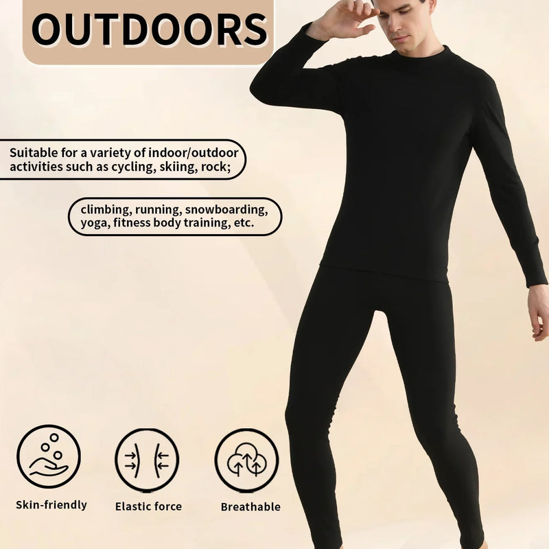 2025 new men's thick velvet inner layer, double warmth, soft and breathable, home wear