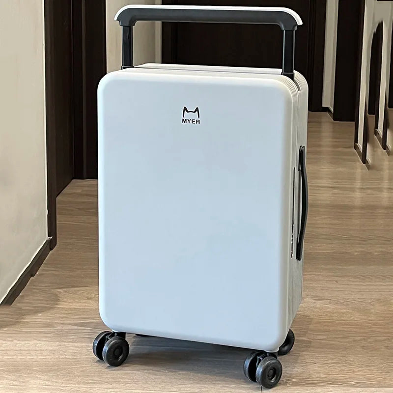 KLQDZMS 20"24Inch PC Suitcase Large-capacity Boarding Box Women's Trolley Case Men's Password Box with Wheels Rolling Luggage