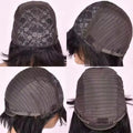 200% Pixie Cut Short Bob Wig Bone Straight Brazilian Hair Pixie Cut Wig Side Part Full Machine Made Human Hair Wigs ANNIYE Hair