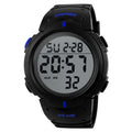 SKMEI 1068 Calendar PU Strap 5Bar Waterproof Digital Watch reloj hombre Outdoor Sport Watch Men Big Dial Fashion Simple Watches