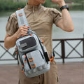 Fishing Tackle Backpack Storage Bag Men Outdoor Shoulder | SAMAG