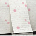 3D Waterproof Wall Sticker Soft Foam Brick Pattern DIY Wall Home Children's Room Bedroom Warm Decoration Wallpaper