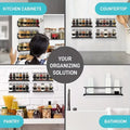 Iron Shelf Wall Mounted Organiser Kitchen Home Spice Storage Rack Bathroom Drainage Accessories - View 5 | SAMAG