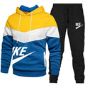 Men Autumn Winter Sets Zipper Hoodie Pants Pieces Casual | SAMAG