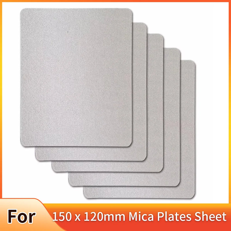 5pcs/lot high quality Microwave Oven Repairing Part 150 x 120mm Mica Plates Sheets for Galanz Midea Panasonic LG etc.. Microwave