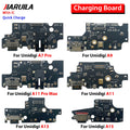 For Umidigi A5 A7 A7S A9 A11 A13 A13S A15 A11 Pro Max USB Charging Board Flex Cable Port Phone Microphone Charger Flex Connector
