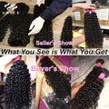 UNice Hair Curly Bundles 100% Human Hair Bundles 8-26 Inch Natural Color Virgin Human Hair 1/3Pcs Bundles