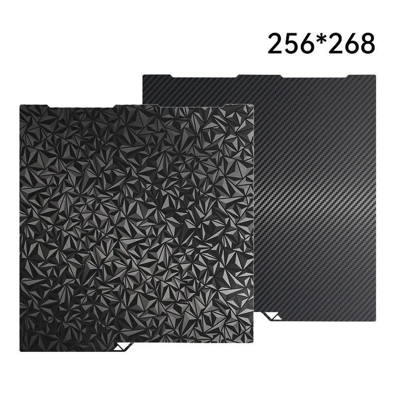 Kobra 3 Build Plate Kobra 3 Pei Textured PEO 256x268 For Anycubic Kobra 3 Combo Build Plate Spare Parts Double Sided Heat Bed
