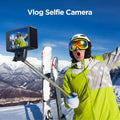 ANSVICAM 5K Action Camera 4K60FPS Dual Screen Waterproof 6-Axis EIS Vlog Camera with Magnetic Bicycle Motorcycles Sports Cameras