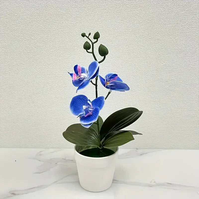 Artificial orchid, home/office decoration - display of living room dining table, entrance flower decoration, not easy to fade