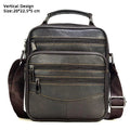 Hot Fashion Men Messenger Bags Genuine Leather Handbags for Man Luxury Brand Male Crossbody Bag for Mini Pad Boy Shoulder Bag