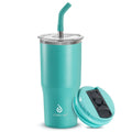 Ideus Thermos Mug Stainless steel double-layer vacuum coffee cup with lid and straw car water bottle for heat and cold preservat