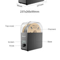 Creality Filament Dryer Upgrade Fan Filament Dry Box 1KG PLA PETG ABS TPU Filaments Dehydrator Storage Box Filament Spool Holder