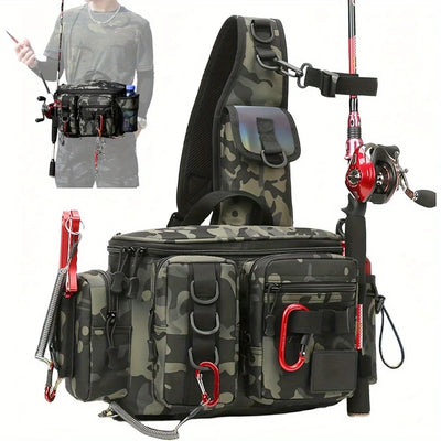 Fishing Tackle Backpack Waist Bag Shoulder Ideal | SAMAG