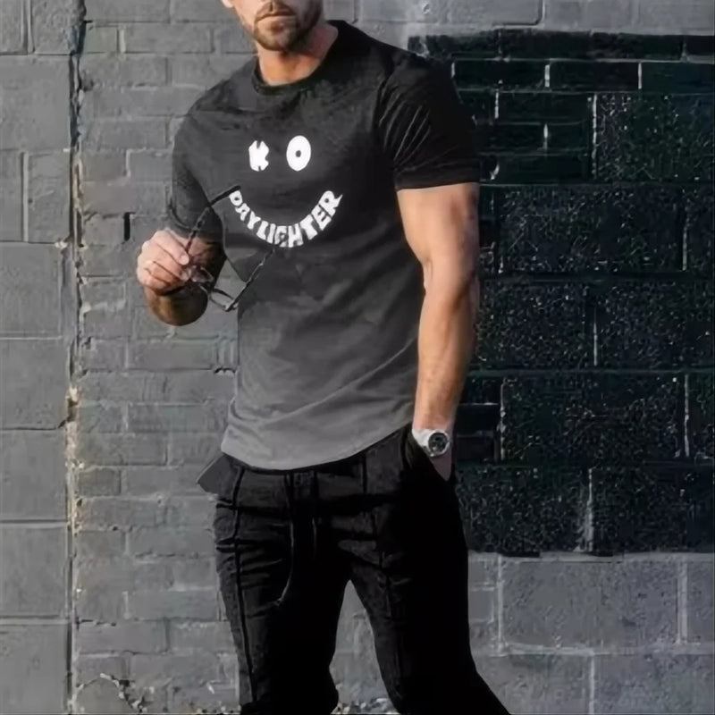 Men's Summer Fashion Sports Set Trendy 3D Printed Casual Jogging Street Wear Short Sleeve T - shirt Long - View 4 | SAMAG