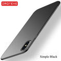 For iPhone X XR Case ZROTEVE Luxury Ultra Thin Frosted Hard PC Cover For Apple iphone XR XS Max iPhonex 10 iPhone10 Phone Cases