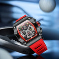 Sports Men's Watch ONOLA Luxury Fashion Fully Automatic Mechanical Watches men Unique Design Waterproof Tape Watch Wristwatch