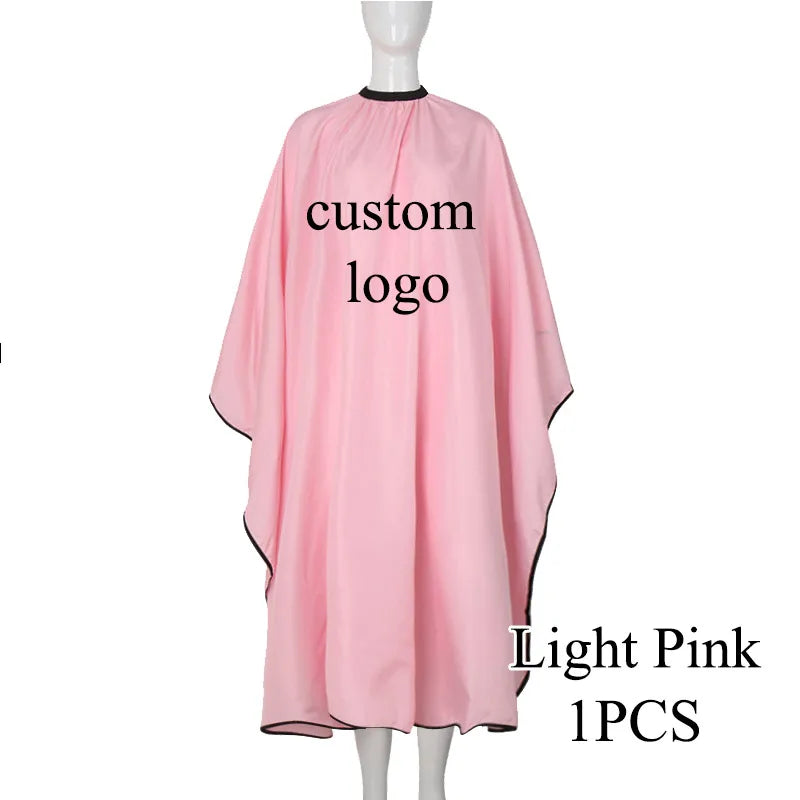 Waterproof Hair Cutting Gown Cape Apron Logo Customize Hairdressing Cape Haircut Cape Barber Styling Tools Mantella Parrucchiere