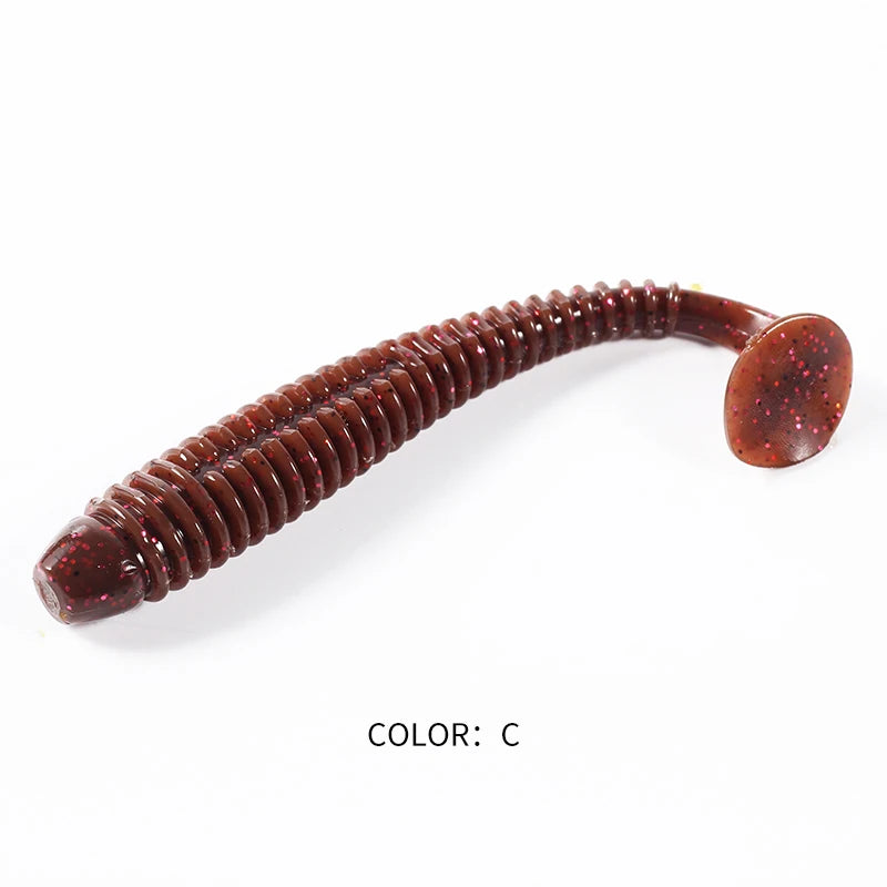 2023 Supercontinent Impact Ring Shad Fishing Lure Soft 20pcs 10pcs 6pcs Plastics Baits Swimbait Jigging Lure Artificial Baits