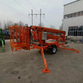 Customized New AWP Man Lifts Chassis-Mounted Telescopic Trailer Hydraulic Platform Lift Motor Towable Articulated Boom Nacelle L