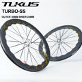 TUKUS BLUEFIN TURBO Road Carbon Bike Wheelset Ceramic Bearing Disc Brake Ratchet 52T Hub Bicycle Wheel Cycling Rims 700C Cyclist