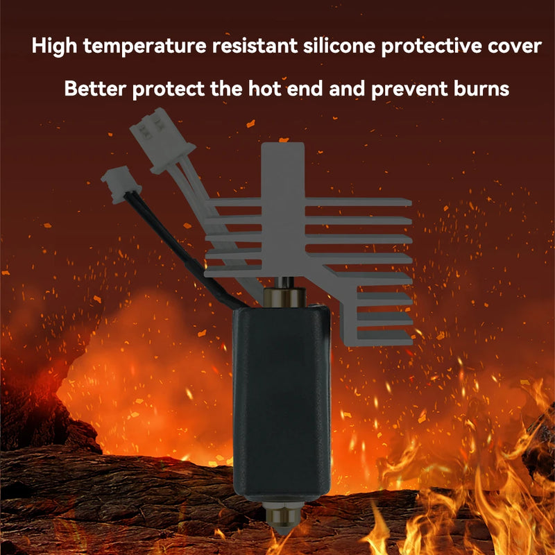 For Elegoo Centauri Carbon 3D Printer Hot End Ceramic Heater|Bimetallic Hard Steel/Brass Nozzle For 3D Printer Parts Accessories