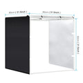 PULUZ 80cm Folding Portable 72W 9050LM White Light Photo Lighting Studio Shooting Tent Box Kit with 3 Colors Backdrops Softbox
