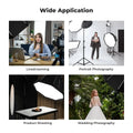 90cm/65cm/55cm Octagonal Softbox Quick Release Bowens Mount with Honeycomb Grid Light Diffusers for Photography Studio Flash