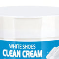 NEW White Shoe Cleaner Long-Lasting Cream With Sponge Nourishing Shoe Cleaning Stain Treater For Rubber Canvas Sole Stain