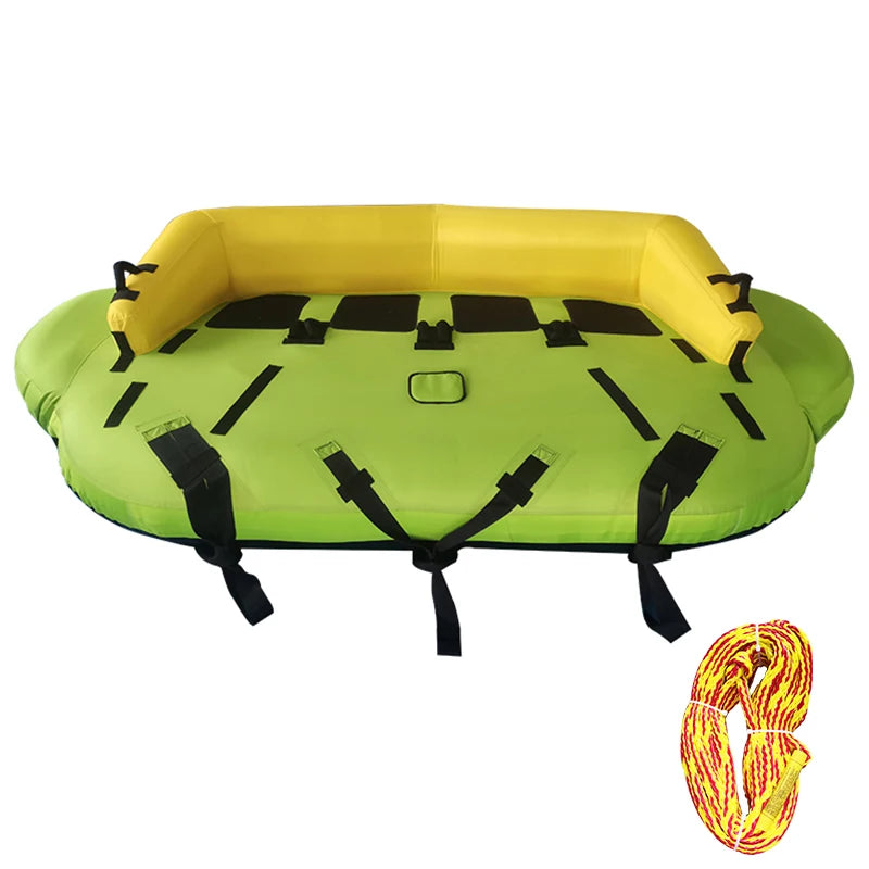 4 Person Inflatable Towel Tube Sofa,Durable, Water Sports