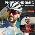 Photochromic Sunglasses UV400 Bike Bicycle Glasses Men's | SAMAG