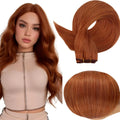 Full Shine Human Hair Weft Extensions Hair Bundles Ombre Blonde Color 100g Sew In Silky Straight Remy Skin Double Weft For Salon