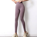 Summer new double-sided woolen nude fitness pants no embarrassing line women's sportswear buttocks lifting high waist yoga pants
