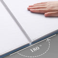 A4 Thickened Folder 100 Pages Information Book Large Capacity Diy File Folder Multifunctional Document Organizer Desktop Storage