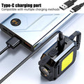 Flashlight Mini Keychain Light COB Work USB Rechargeable - View 3 | SAMAG