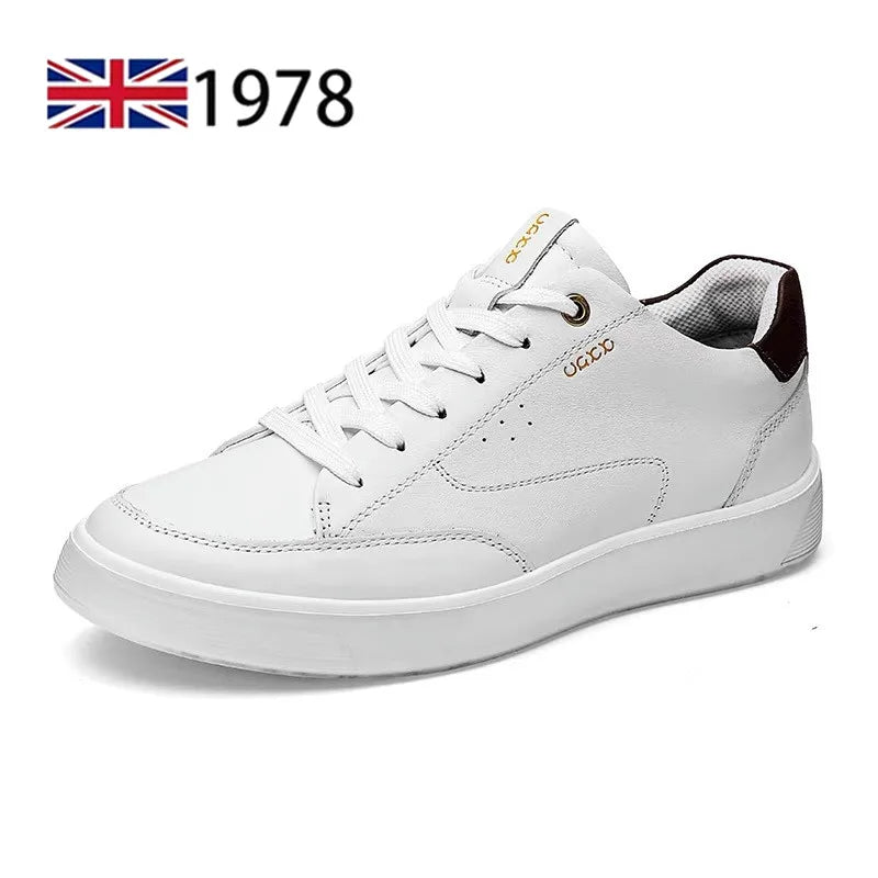 Genuine Leather Shoes Men High Quality Trekking Casual Athletic Sneaker Outdoor Walking Summer Breathable Lightweight Men Shoes