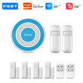 PGST WiFi Alexa Tuya Smart Life Home Alarm Security System Kit Home Automation Alarm Security Protection Door Motion Sensor