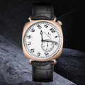 New Specht & Söhne 1921 Men's Automatic Mechanical Watch Vintage Watch Sapphire Genuine Leather Stainless Steel 50M Waterproof