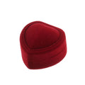 Hexagon Shape Velvet Jewelry Box Double Ring Storage Box Woman Gift Earrings Package Case Wedding Ring Display Packaging Box