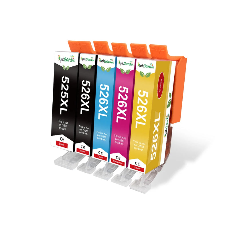 525 526 XL Ink Cartridge For Canon PGI 525XL CLI 526XL Compatible PIXMA IP4850 IP4950 IX6550 MG5150 MG5250 MG5350 Printer