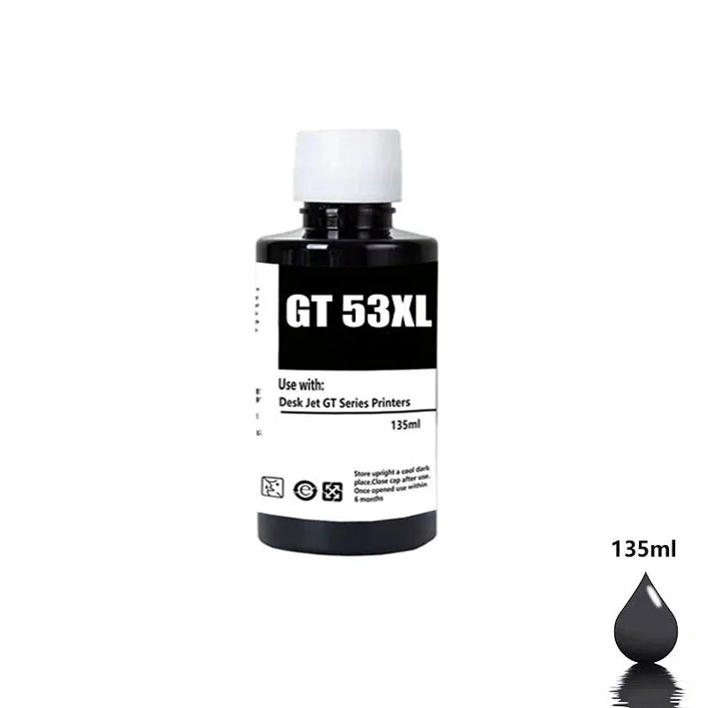 GT53XL GT52 Refill Ink For HP GT5820 GT411 GT582 GT410 518 519 510 531 672 726 755 798 Printer gt53xl gt52 Refill Dye Ink